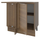 Bajo Mesada 94 cm Sin cajones 1 Puerta Stella Marrón