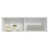 Alacena Cocina 100 cm 1 Pueta Abatible Blanco/Crema Vik Madesa