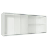 Alacena Cocina 100% MDF 2 Puertas Correderas de Vidrio Blanco Acordes Madesa - 120 cm