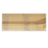 Alacena Cocina 100% MDF 2 Puertas Correderas de Vidrio Reflectivo Blanco Acordes Madesa