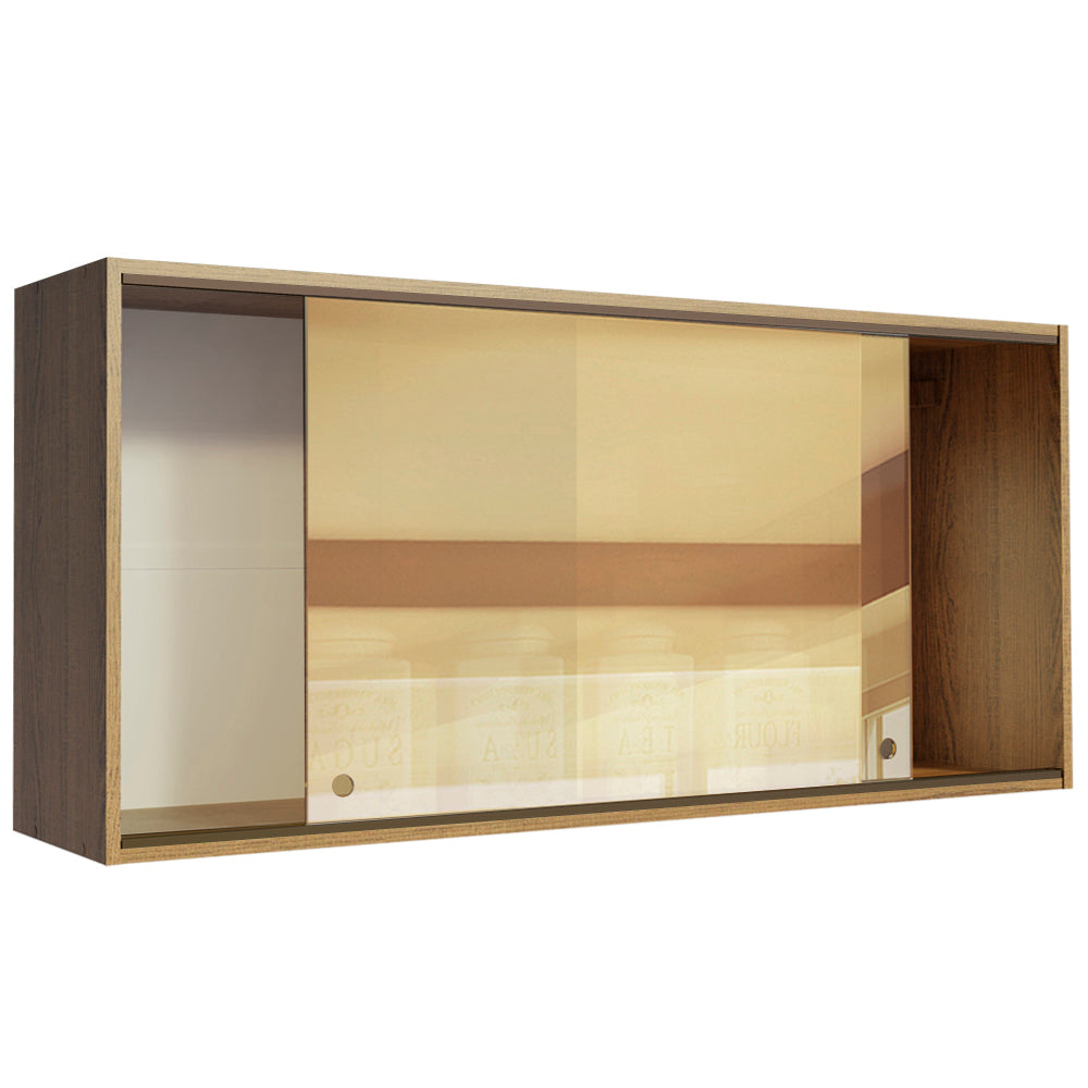 Armario Madesa Emilly 2 Puertas Corredizas Cristal Reflejo