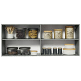 Alacena 120 x 52 cm 2 Puertas Nice Gris