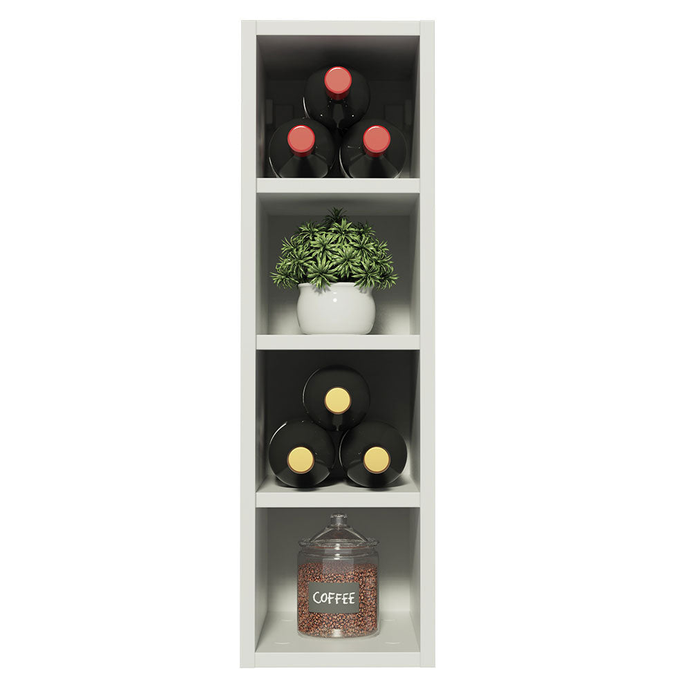 Alacena Porta Botellas 100% MDF 20 cm Blanco Acordes Madesa