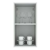 Alacena Cocina 35 cm 1 Puerta Blanco/Negro Agata Madesa