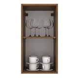 Alacena Cocina 35 cm 1 Puerta Marrón/Negro Agata Madesa