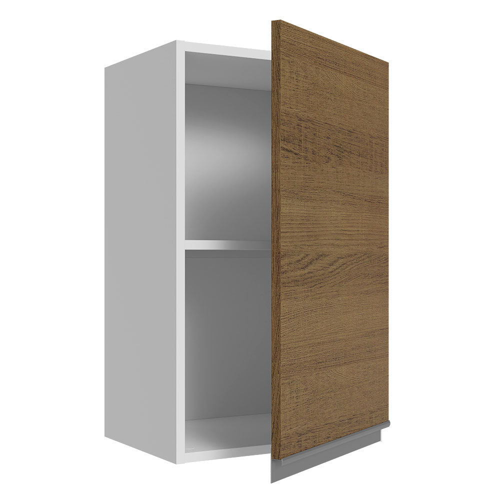 Alacena Cocina 100% MDF 40 cm 1 Puerta Blanco/Marrón Acordes Madesa