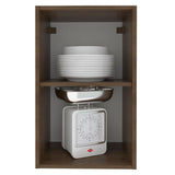 Alacena Cocina 40 cm 1 Puerta Marrón/Blanco Stella Madesa
