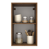 Alacena Cocina 40 cm 1 Puerta Marrón/Negro Agata Madesa