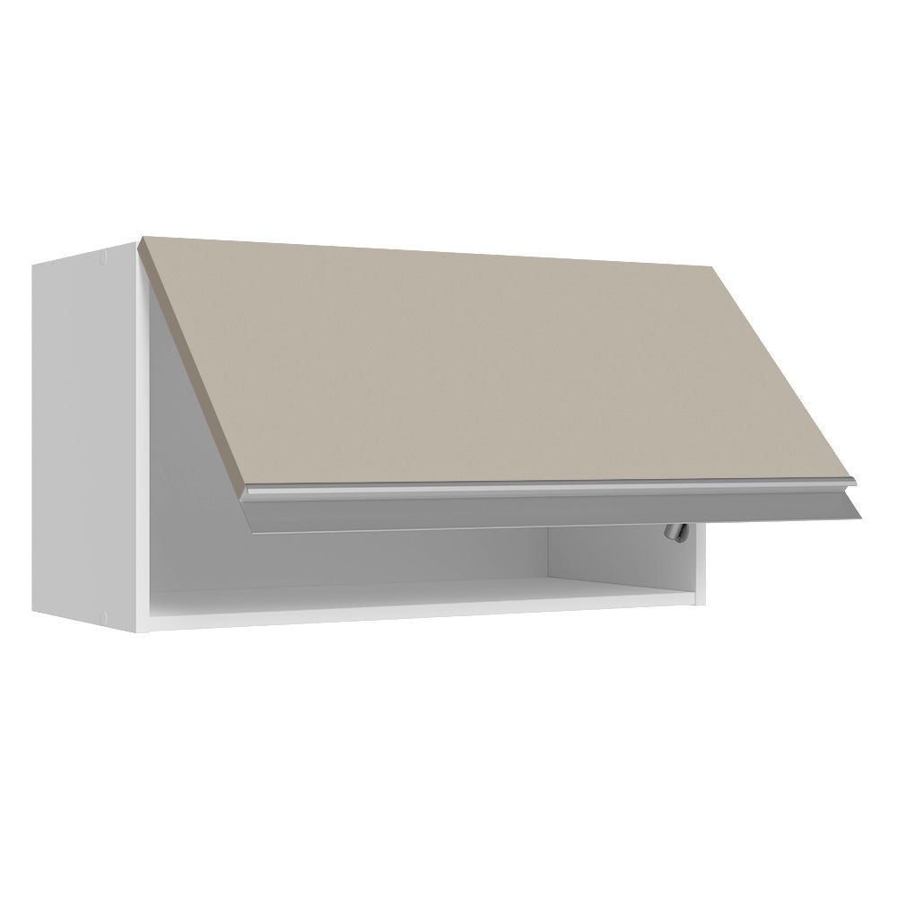 Alacena Cocina 100% MDF 60 cm 1 Puerta Abatible Blanco/Crema Smart Madesa