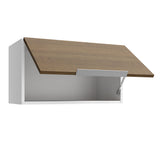 Alacena Cocina 60 cm 1 Puerta Abatible Blanco/Marrón Stella Madesa