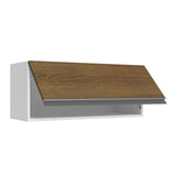Alacena Cocina 100% MDF 70 cm 1 Puerta Abatible Blanco/Marrón Acordes Madesa