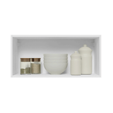 Alacena Cocina 70 cm 1 Puerta Blanco/Blanco Aterciopelado Lux Madesa