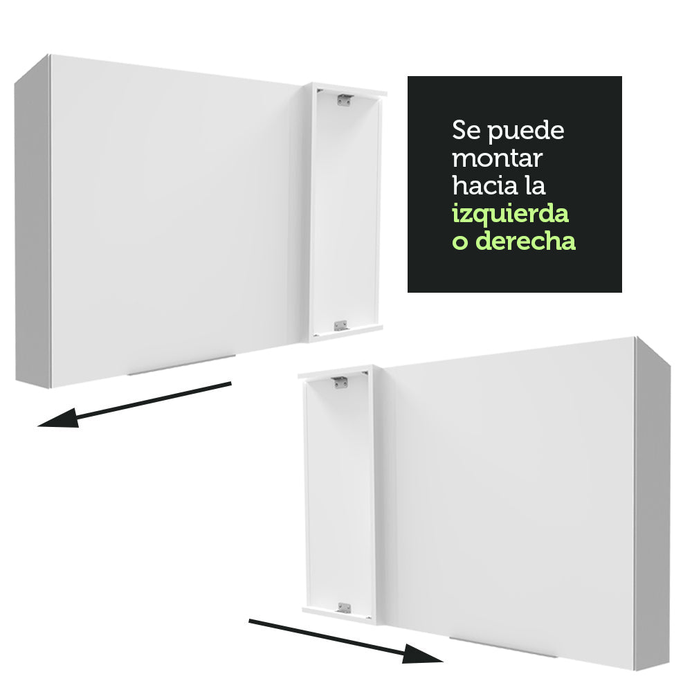 Alacena 94 cm 1 Puerta Stella Blanco