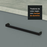 Alacena 94 cm 1 Puerta Agata Blanco/Gris