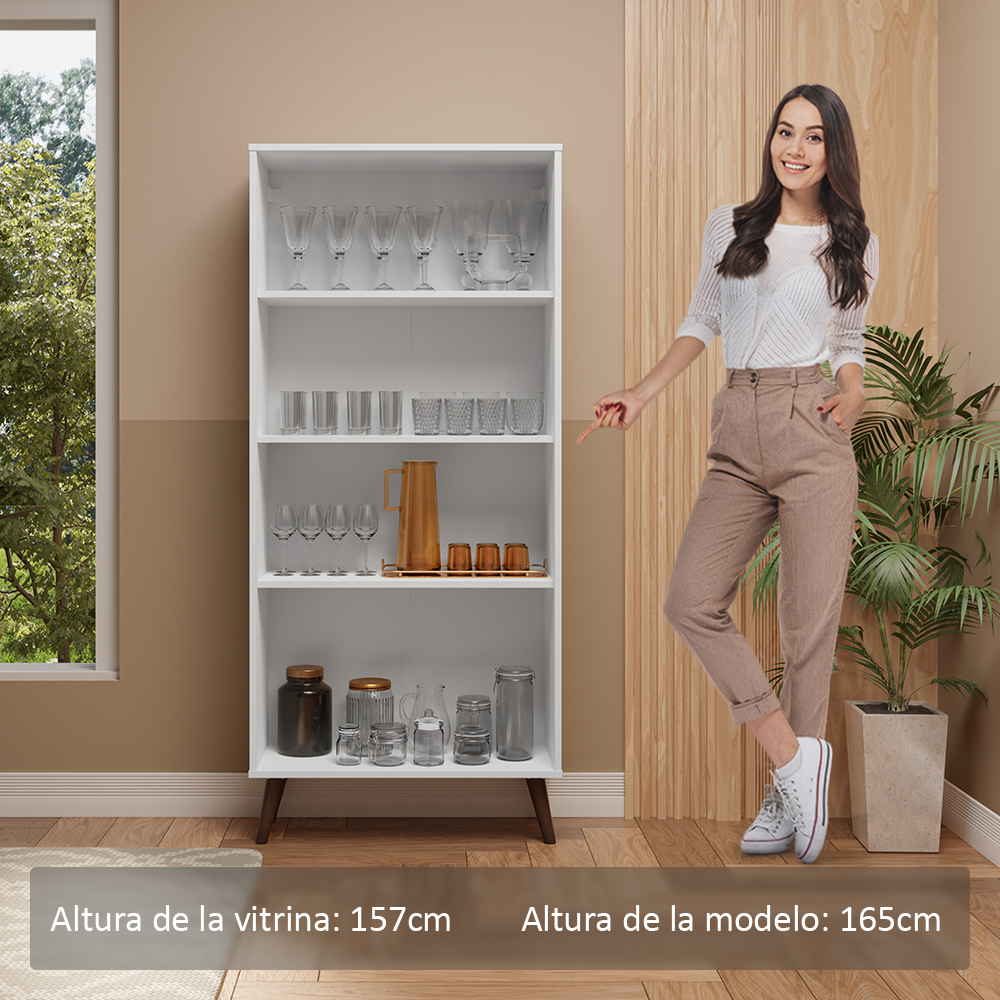 Cristalero Madesa 2 Puertas 70 cm con Patas BB