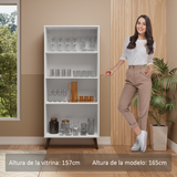 Cristalero Madesa 2 Puertas 70 cm con Patas BB