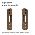 Despensero 40 cm 2 Puertas y 2 Nichos Marrón Glamy Madesa