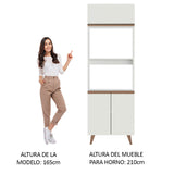 Bajo Mesada Mueble para Horno Madesa Reims 70 cm 3 Puertas