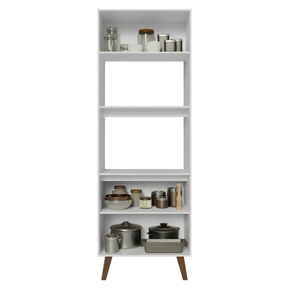 Mueble para Horno y Microondas 70 cm 3 Puertas Blanco Pieta Madesa