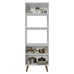 Mueble para Horno y Microondas 70 cm 3 Puertas Blanco Pieta Madesa