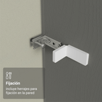 Panel de Cierre Lateral para Cocina 225 x 60 cm Gris Madesa