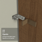 Panel de Cierre Lateral para Cocina 225 x 60 cm Marrón Madesa