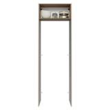 Mueble para empotrar Heladera 73 cm 1 Puerta Abatible Crema/Marrón/Crema Vik Madesa