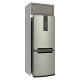Mueble para Heladera 1 Puerta Rebatible Blanco/Gris Vik Madesa