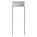 Mueble para empotrar Heladera 83 cm 1 Puerta Abatible Blanco/Gris Lux Madesa