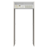 Mueble para empotrar Heladera 103 cm 1 Puerta Abatible Crema/Blanco/Crema Agata Madesa