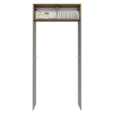 Mueble para empotrar Heladera 103 cm 1 Puerta Abatible Crema/Marrón/Crema Vik Madesa