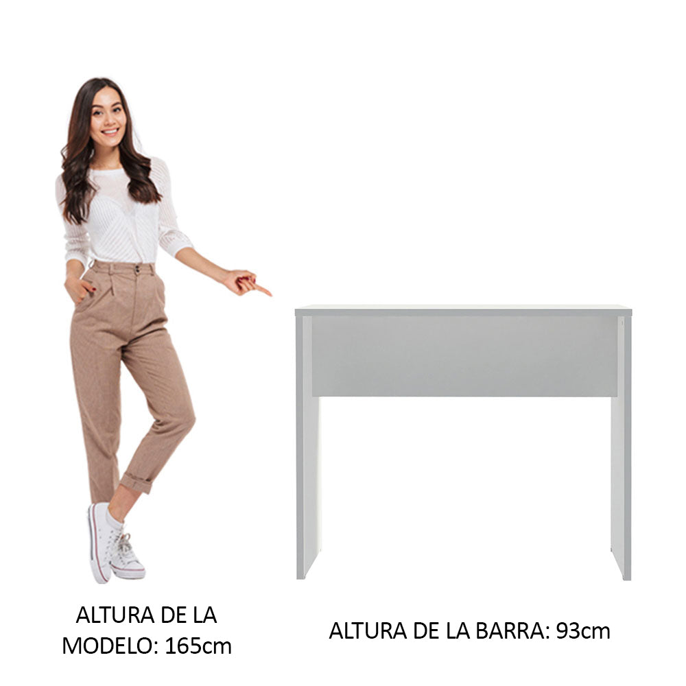 Isla de Cocina con Barra desayunador Madesa 120cm BB