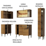 Combo completo de Cocina Esquinera 261cm Emilly River Madesa 03