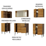 Combo completo de Cocina Esquinera 293cm Emilly Point Madesa 03