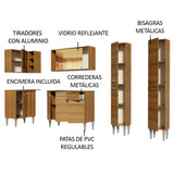 Combo completo de Cocina Esquinera 293cm Emilly Line Madesa 06