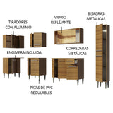 Combo completo de Cocina Esquinera 325cm Emilly Wave Madesa 04