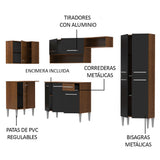 Combo completo de Cocina Esquinera 353cm Emilly Sun Madesa 01