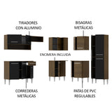 Combo completo de Cocina Esquinera Madesa 417cm Emilly Ice 01