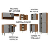 Combo completo de Cocina Esquinera Madesa Emilly 417cm MG 02