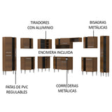 Combo completo de Cocina Esquinera 513cm Emilly Big Madesa 02