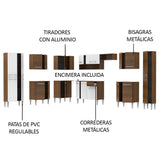 Combo completo de Cocina Esquinera 513cm Emilly Big Madesa 02