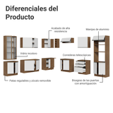 Combo completo de Cocina Esquinera Madesa Glamy 549cm MB 01