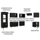 Combo completo de Cocina Esquinera Madesa Reims 462cm NN 02