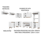 Combo completo de Cocina Esquinera Madesa Reims 472cm BB 01