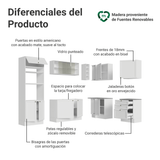 Cocina Esquinera 399 cm Vik Blanco 01