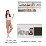 Combo de Cocina Madesa Agata 150cm BN 01
