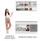 Combo de Cocina Madesa Agata 150cm BG 01