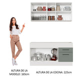Combo de Cocina Madesa Agata 150cm BG 02
