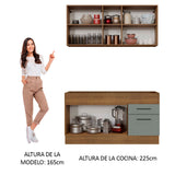 Combo de Cocina Madesa Agata 150cm MG 02