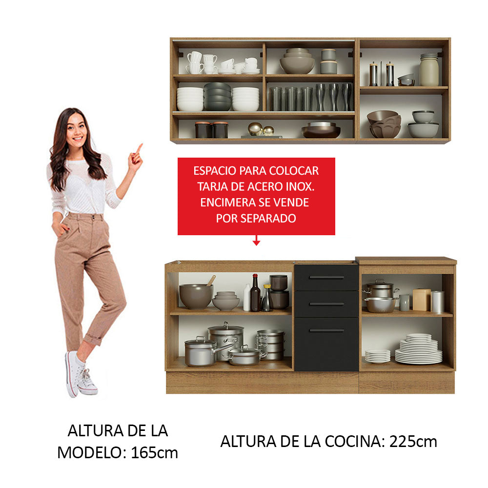 Combo de Cocina Madesa Agata 180cm MN 02